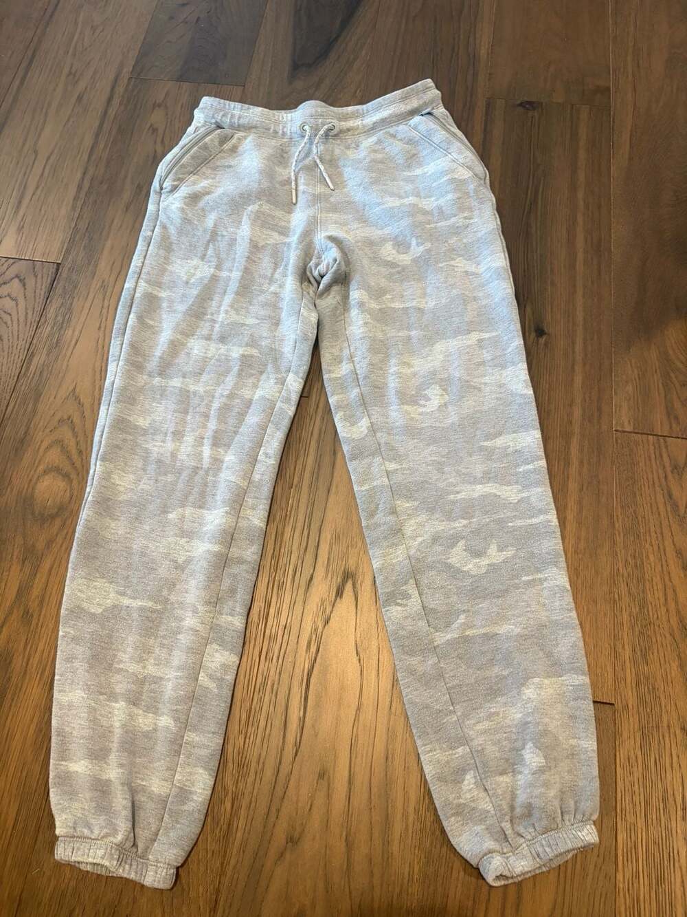 Athleta Girl Grey Camo Sweatpants Joggers Size L 12